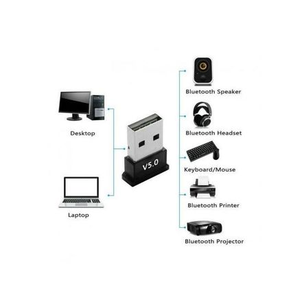 Adaptateur Usb Sans Fil Bluetooth 5.0, Émetteur Récepteur thumbnail 3