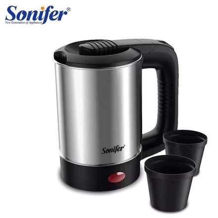 Mini Bouilloire Électrique Portable En Acier Inoxydable, 600w thumbnail 2