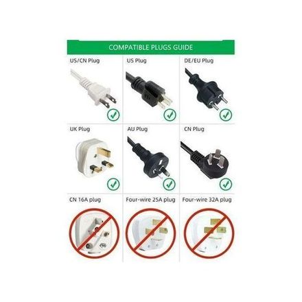 Pack De 4 Pcs De Prise Adaptateur Électrique - Prise Universel Au Us Uk À Ue thumbnail 3