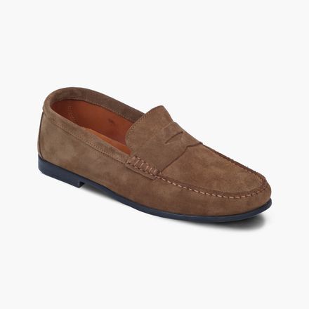 Mens Suede Leather Moccasins thumbnail 2