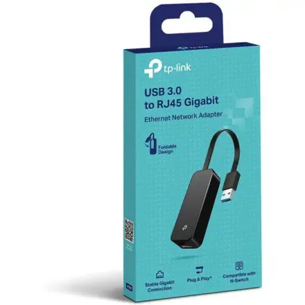 Adaptateur Usb Vers Ethernet - Tp-link - Ue306 - Usb 3.0 - Compatible Nintendo Switch - Noir thumbnail 4