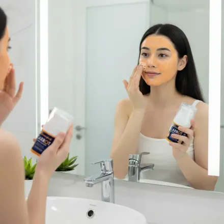 Masque Facial À Bulles De Carotte thumbnail 3