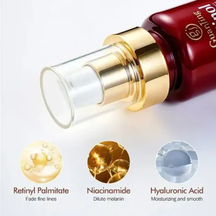 Lotion Essentielle Pour Visage À Lacide Hyaluronique Et Nicotinamide, Rétinol, Anti-âge thumbnail 2