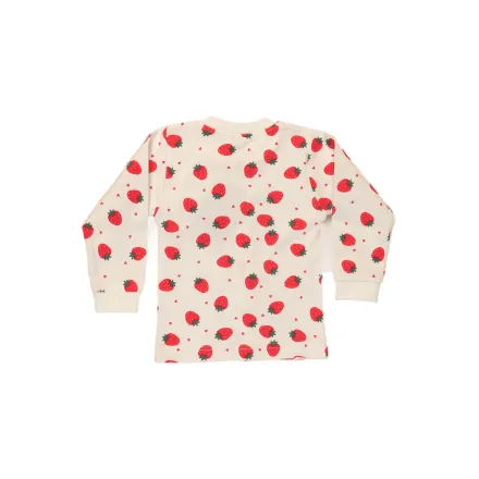 Pyjama Interlock Boutons-pression Motif Fraises thumbnail 3