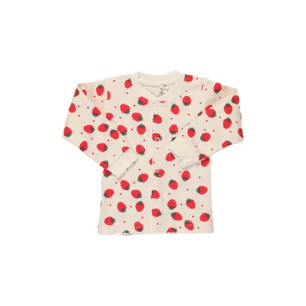 Pyjama Interlock Boutons-pression Motif Fraises thumbnail 4