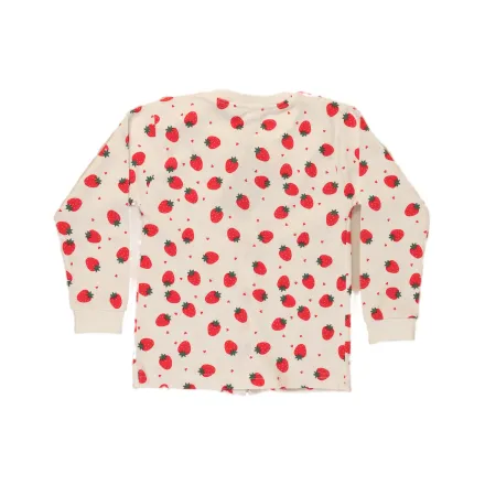 Pyjama Interlock Boutonné Fraise thumbnail 6