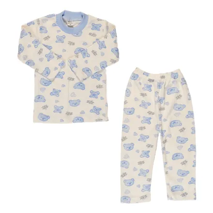 Pyjama Côtelé Ourson Amour Douillet thumbnail 1