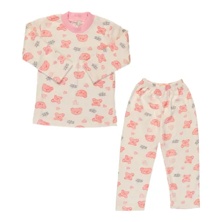 Pyjama Côtelé Ourson Amour Douillet thumbnail 1
