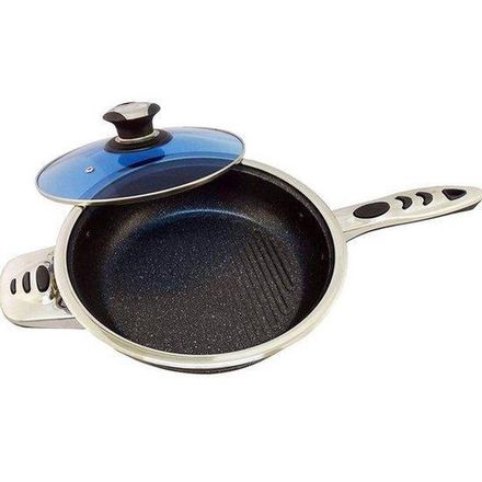 Batterie De Cuisine En Acier Inoxydable De 16 Pièces Avec Couvercle En Verre thumbnail 2