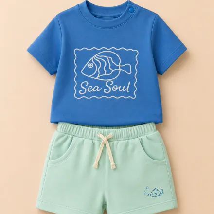 Ensemble Bébé Garçon 2 Pièces – Collection Sea Soul thumbnail 2