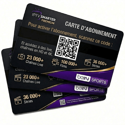 Abonnement IPTV Carte Cadeau – Accès Smart TV, Matchs en Direct & Coupe du Monde thumbnail 2