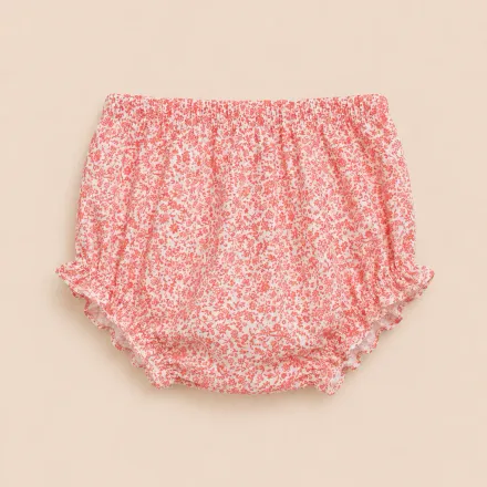 Ensemble Bébé Fille 2 Pièces – Robe Fleurie & Bloomer Assorti thumbnail 2