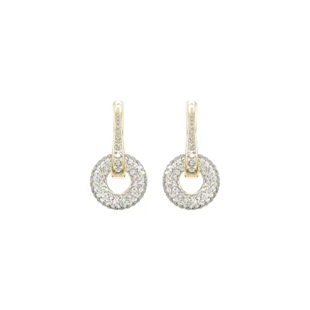 Boucles Doreilles Soho Pavé thumbnail 1