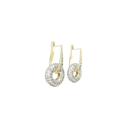 Boucles Doreilles Soho Pavé thumbnail 2