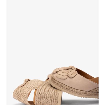 Espadrilles Avec Ornement Fleur En Daim thumbnail 4