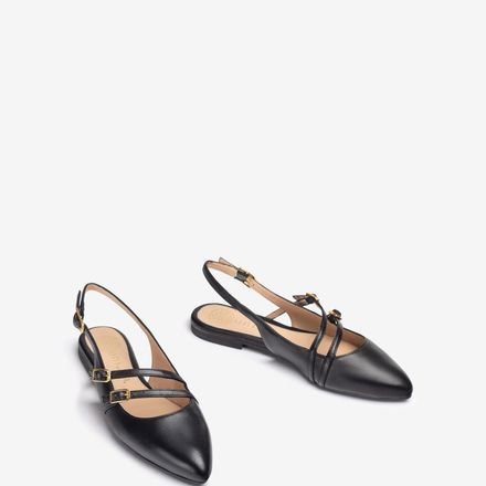 Ballerines Sans Talon Plates Avec Boucles thumbnail 2