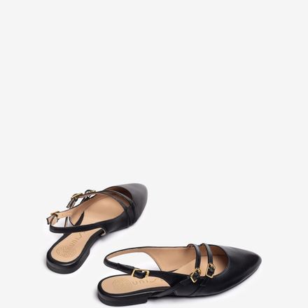 Ballerines Sans Talon Plates Avec Boucles thumbnail 3