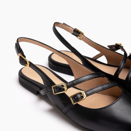 Ballerines Sans Talon Plates Avec Boucles thumbnail 4