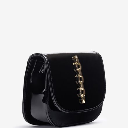 Petit Sac En Cuir Vernis Avec Ornement thumbnail 1