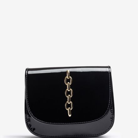 Petit Sac En Cuir Vernis Avec Ornement thumbnail 3