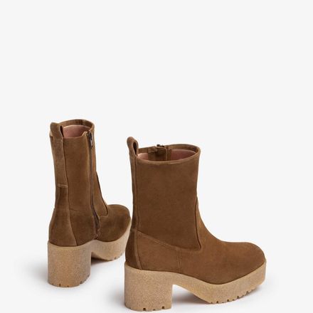 Bottines En Daim Avec Semelle En Caoutchouc thumbnail 3
