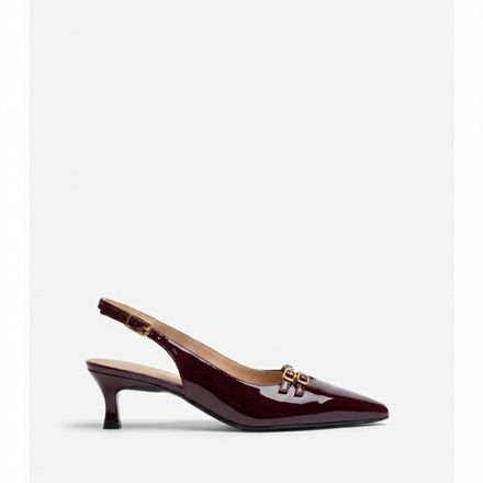 Escarpins À Talon Fin Et Pointe Fine En Cuir Vernis thumbnail 1