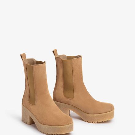 Bottines En Daim Avec Semelle En Caoutchouc thumbnail 1