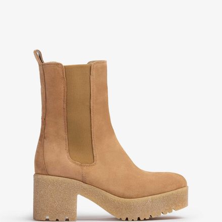 Bottines En Daim Avec Semelle En Caoutchouc thumbnail 2