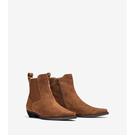 Bottines De Style Cow-boy En Daim thumbnail 2