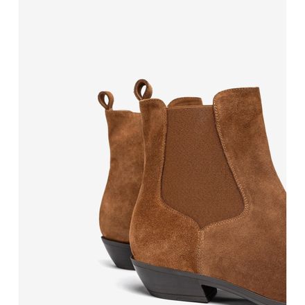 Bottines De Style Cow-boy En Daim thumbnail 3