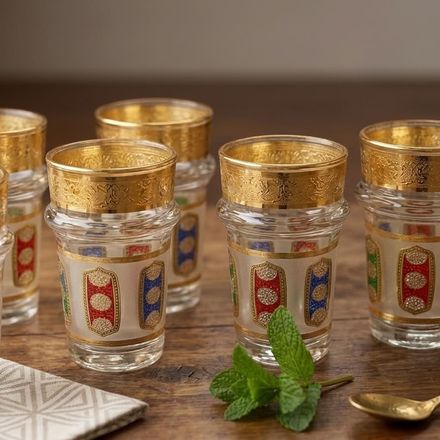 Lot de 10 Verres à Thé Marocains en Cristal – 150 ml thumbnail 3