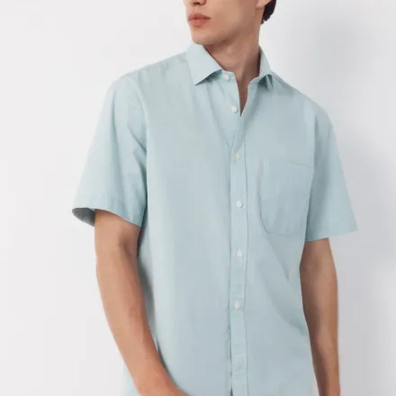 Chemise Basique Manches Courtes Mini Vichy thumbnail 2