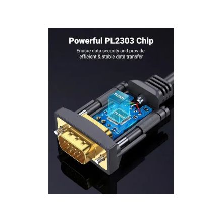 Adaptateur Usb 2.0 Vers Db9 Rs232 Mâle 3m thumbnail 2