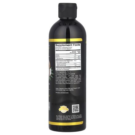 Organic Mct Oil, Unflavored, 12 Fl Oz thumbnail 2