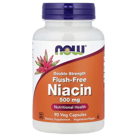 Flush-free Niacin, 500 Mg, 90 Veg Capsules thumbnail 1