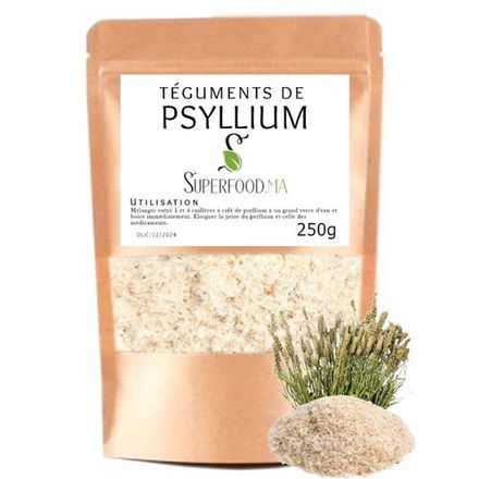 Téguments Psyllium Blond Probiotic Ispaghul, Probiotique Intestins Colon thumbnail 1