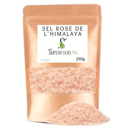 Sel Rose Himalaya Fin 100% Naturel Non Raffine Riche En Minéraux thumbnail 1