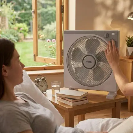 Ventilateur Box Fan 12” – 38w Avec Minuterie thumbnail 3