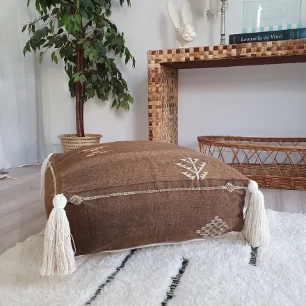 Sabra Pouf Brown thumbnail 3