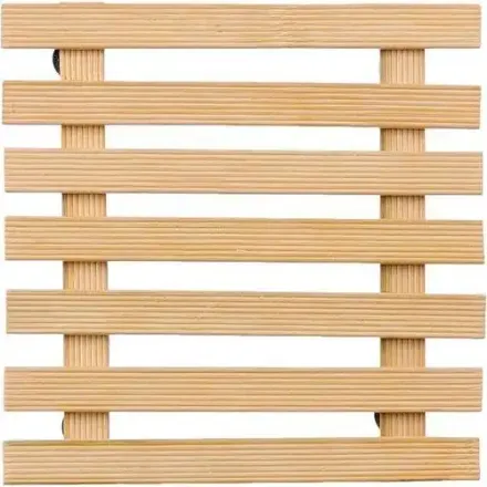 Un Dessous De Plat En Bois Utilisé Pour Poser Les Casseroles Chaudes Afin De Protéger Les Surfaces De La Chaleur.5 thumbnail 2