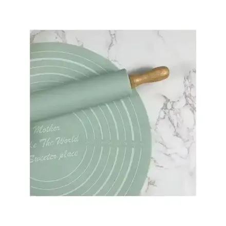 Rouleau À Pâtisserie 30 Cm/11,8 Pouces Avec Tapis De Cuisson En Silicone  thumbnail 2