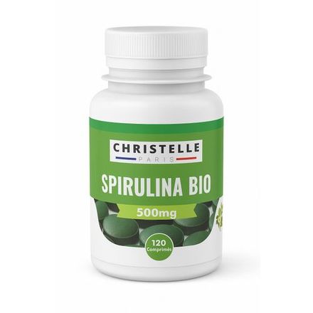 Christelle Paris Spiruline – Force, Vitalité Et Beauté Au Naturel 500 Mg – 120 Comprimés thumbnail 1