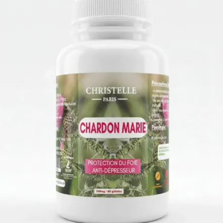 Chardon-marie 350 Mg – Complément Alimentaire Soutien Du Foie thumbnail 1