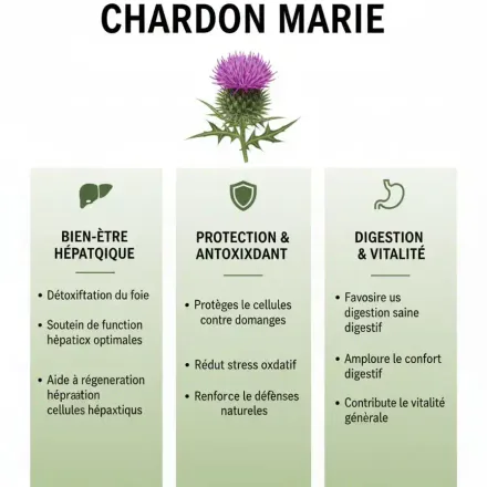 Chardon-marie 350 Mg – Complément Alimentaire Soutien Du Foie thumbnail 4