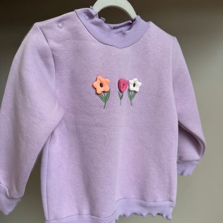 Pull Molletonné 3 Fleurs thumbnail 1
