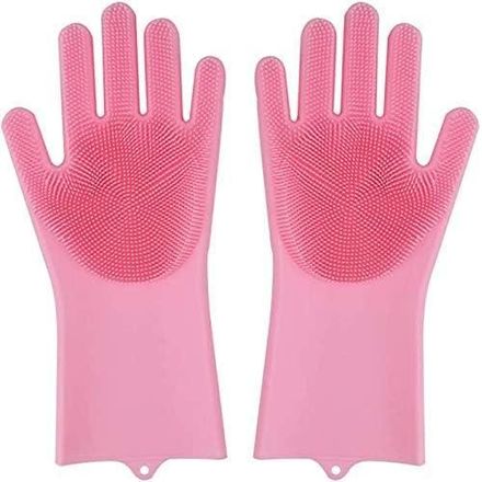 Gants De Nettoyage En Silicone Multifonction, La Cuisine Et Le Ménage thumbnail 1