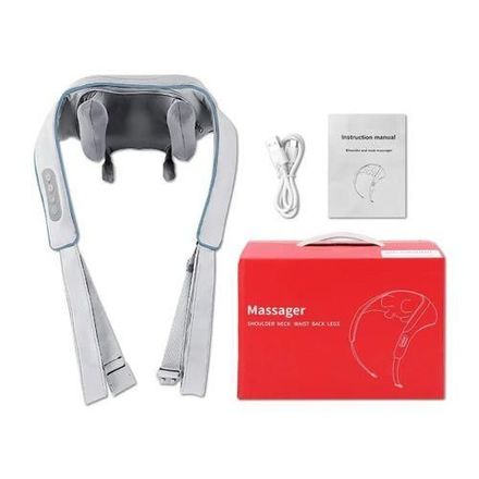 Appareil De Massage Pour Le Cou, Masseur Électrique Sans Fil Pour Le Cou Et L'épaule Professionnel thumbnail 2