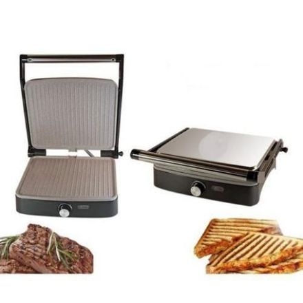 Panini Grille Electrique Turbo En Granite Ouverture Anti Adhésive 180° 2000 W thumbnail 1