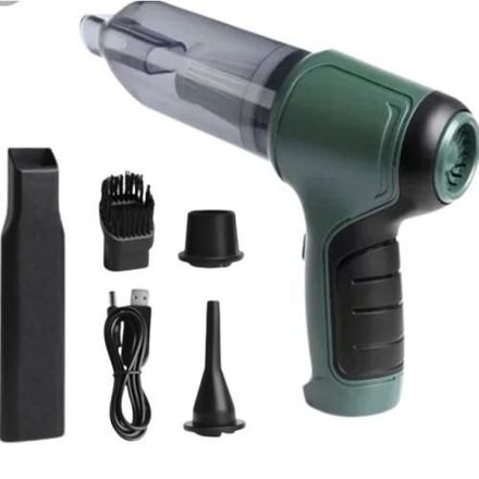 Aspirateur Et Souffleur 3 En 1 Mini Portable, Sans Fil Pour Voiture thumbnail 2