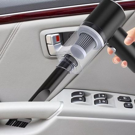 Aspirateur 2 En 1 Pour Voiture Et Maison Mini Portable Sans Fil Rechargeable thumbnail 2
